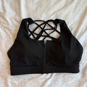 TYC Til You Collapse Sports Bra Front Zip